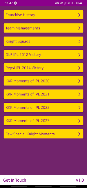 Kolkata Knight Riders (KKR) Screenshot 1