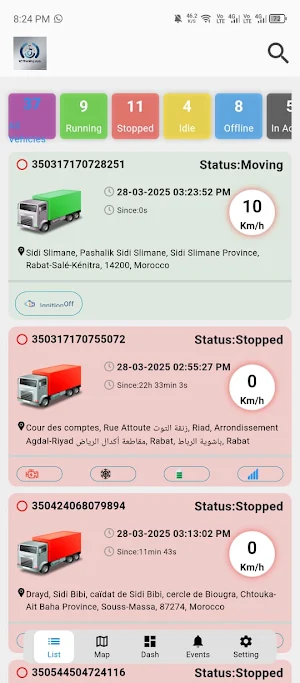 IoT Tracking App Screenshot 0