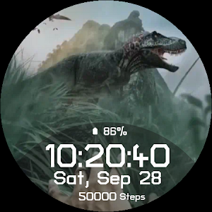 Lost World Animated Watch Face Screenshot 2
