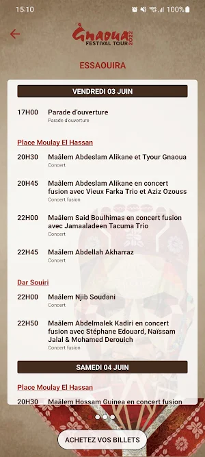 Gnaoua Festival Tour Screenshot 2