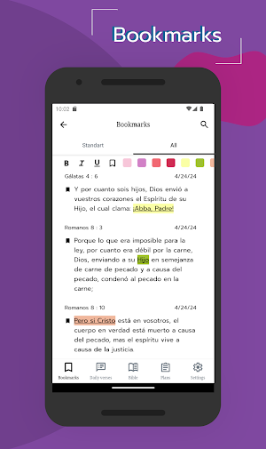 Bible in Spanish Reina Valera Screenshot 2