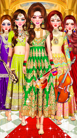 Indian Game Makeup & Dress up Screenshot 1