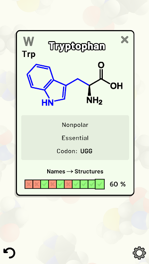 Amino Acid Quiz Screenshot 3