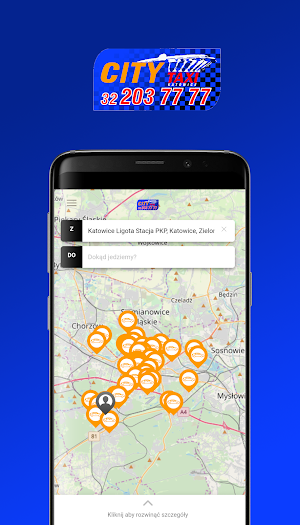 City Taxi Katowice Screenshot 2