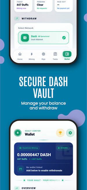 Giga Dashcoin Mining Miner Screenshot 2