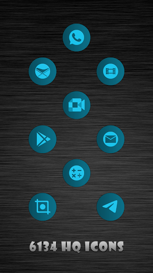 Gems Blue Icons Screenshot 2