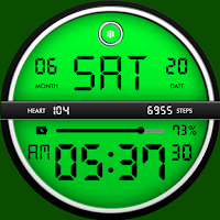 Key WF120 Digital Watch Face