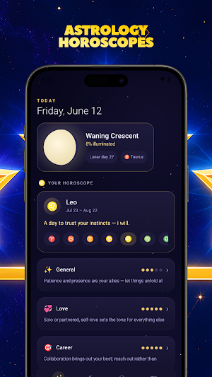 Astro Calendar - Stars Ways Screenshot 1