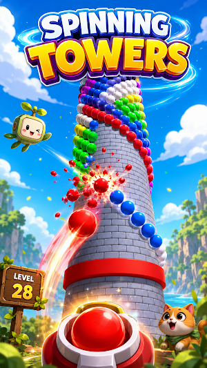 Bubble Spin Tower Screenshot 0