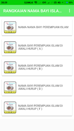 RANGKAIAN NAMA BAYI LAKI & PER Screenshot 2