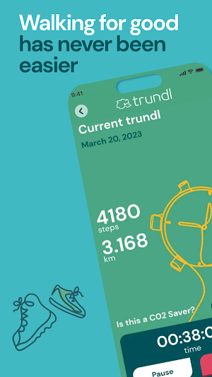 trundl - Steps for Charity Screenshot 1