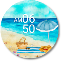 BeachSummer Samsung watch face
