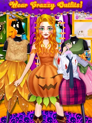 Halloween DressUp & MakeUp Salon: Halloween Games Screenshot 2