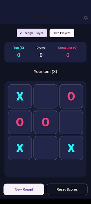 Tic Tac Toe – Classic XO Game Screenshot 1