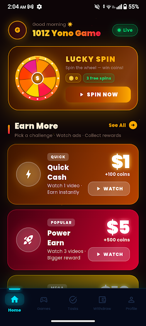 101Z Yono Game Screenshot 1