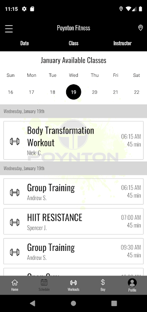 Poynton Fitness Mind & Body Screenshot 2