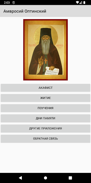 Амвросий Оптинский Screenshot 0