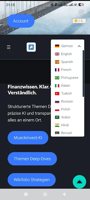 Mueckinvest – Finance Screenshot 0
