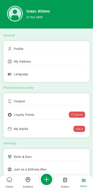 EcoCourier Screenshot 0