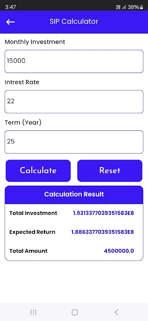 CashLoan - EMI Loan Calculator Screenshot 2