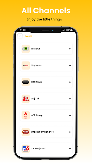 Live Cricket TV App Screenshot 1