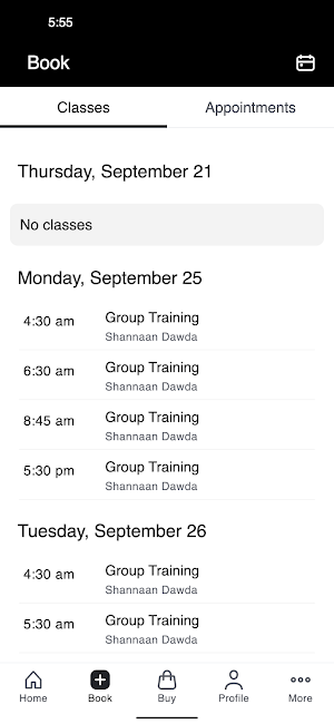 Just Work Fitness Screenshot 1