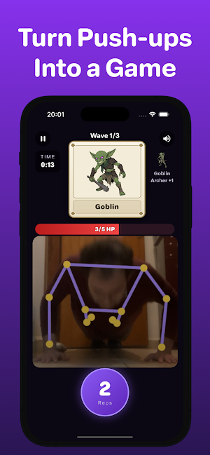 Fit Arena: Push Up Counter RPG Screenshot 0