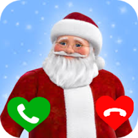 (Santa claus - video call with