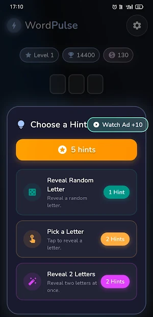 Word Pulse: Word Puzzle Game Screenshot 2