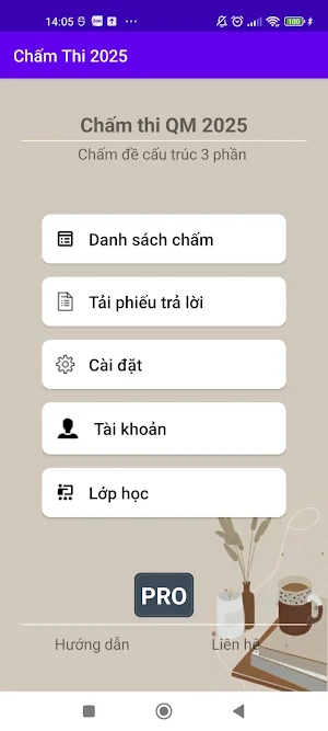 Ứng dụng chấm thi QM 2025 Screenshot 0
