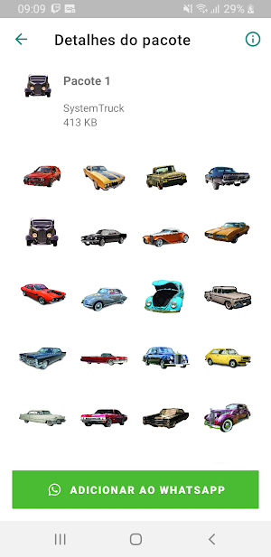 Stickers de Carros Antigos e Clássicos Screenshot 3