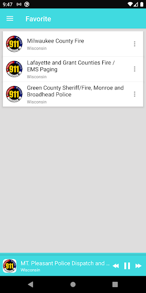Wisconsin police, fire and EMS radios Screenshot 2
