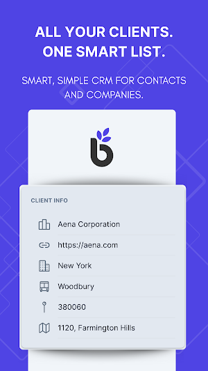 BizCRM – Smart Contacts Screenshot 0