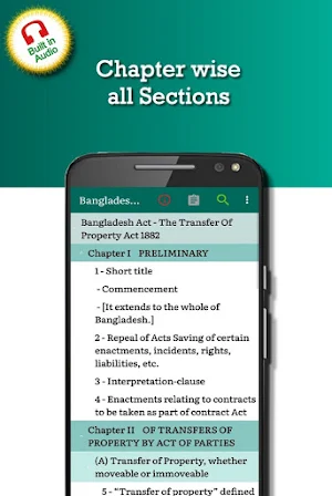 Transfer of Property Act 1882 (Bangladesh) Screenshot 1