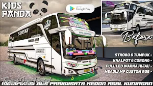 Bussid STJ Kids Panda Screenshot 0