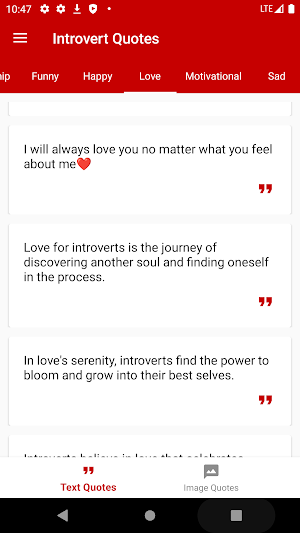 Introvert Quotes Screenshot 1