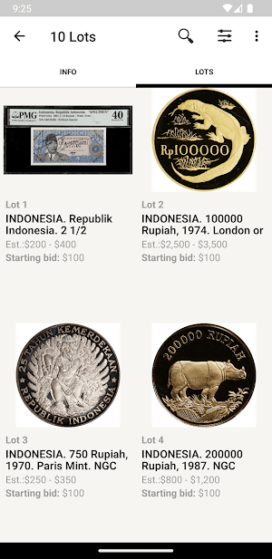 Garuda Auction Screenshot 2