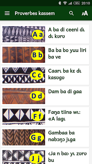 Proverbes kasem Screenshot 0