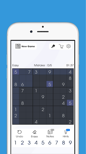 Sudoku Easy Puzzle Screenshot 1