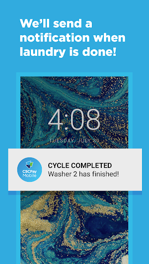 CSCPay Mobile - Coinless Laundry System Screenshot 2