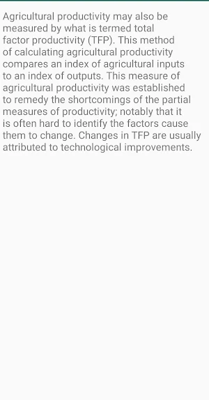 Agricultural Productivity Screenshot 2