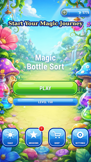 Magic bottle sort puzzle Screenshot 3