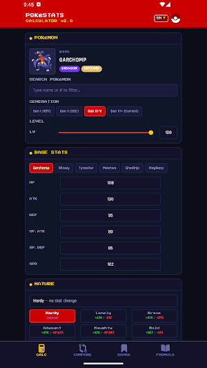 Stat Calculator Screenshot 1