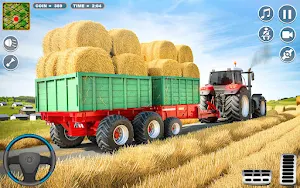 Tractor Driving & Farming Game Screenshot 2