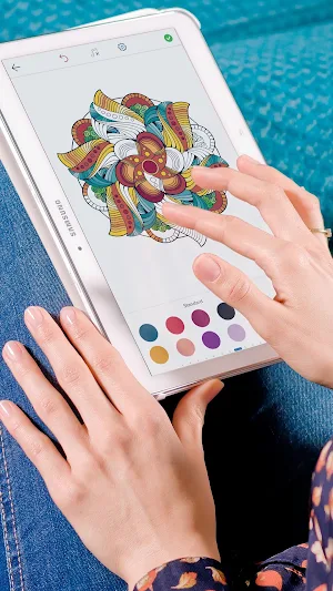 Magic Mandalas: Coloring Pages Screenshot 0