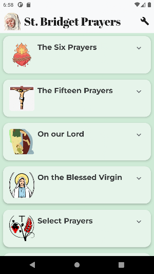 The Prayers of St. Bridget Screenshot 0