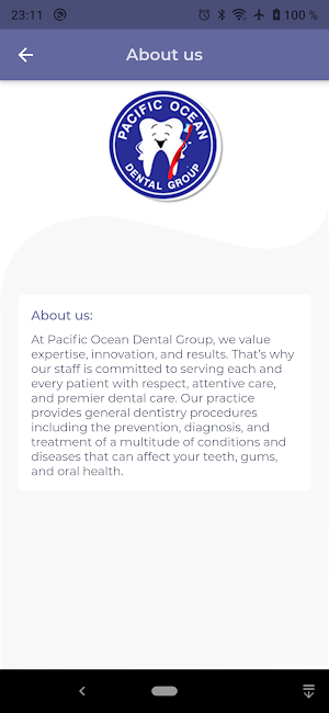 Pacific Ocean Dental Group Screenshot 1