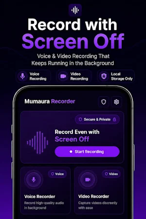 Mumaura Voice Recorder & Video Screenshot 0