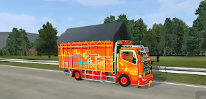 Truk Canter Tawakal oleng 3D Screenshot 0