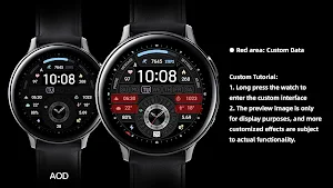 Stacked Clock ZKin Watch Faces Screenshot 3